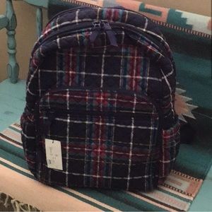 Vera Bradley Campus Backpack Tartan Plaid